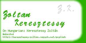 zoltan keresztessy business card